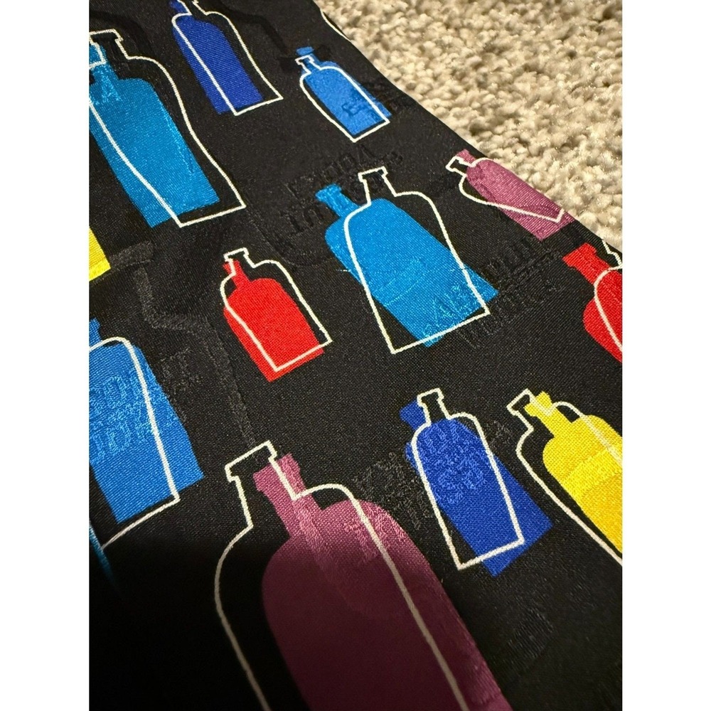 Absolut Vodka Bottles Tie 100% Silk‎ JeSuis Mens Necktie